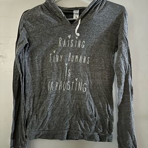 Light weight long sleeve with hood